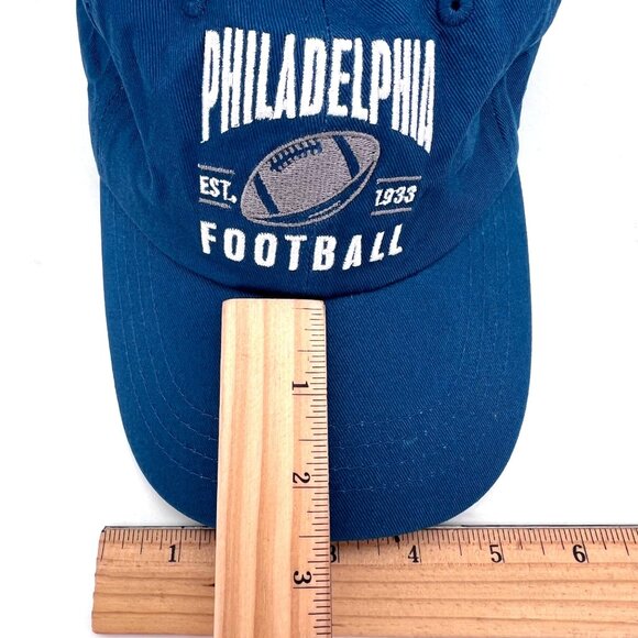 Philadelphia (Eagles) Football Embroidered Adjustable Green Cap Flop Hat - Picture 10 of 11